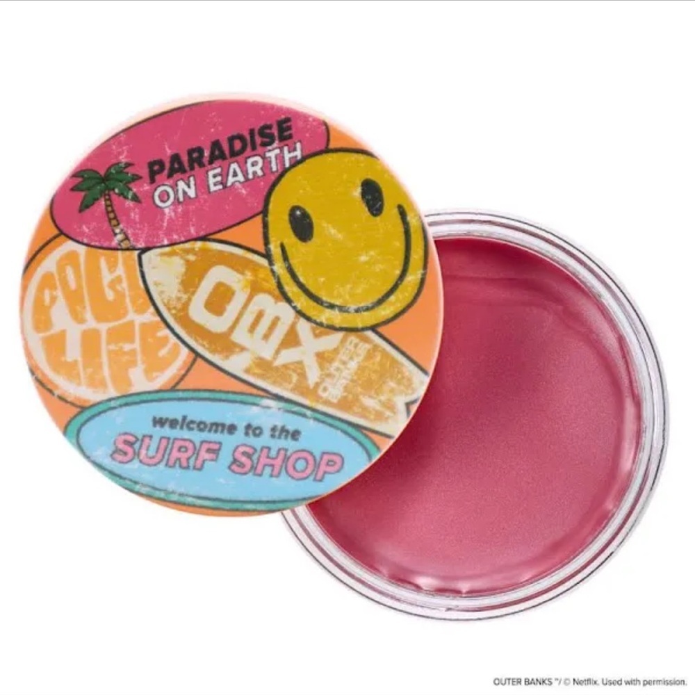 Lottie London X Outer Banks Kookproof Lip & Cheek Blush Balm, Dusky Pink, 20g